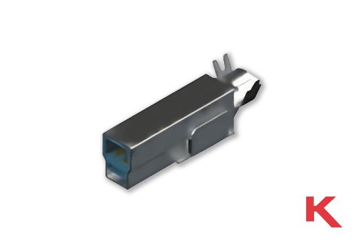 Picture of USB 3.0 Type B Plug Cable Plug