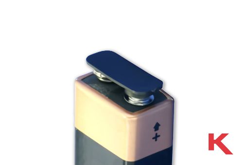 Picture of Protective Battery Cap 9-Volt Black