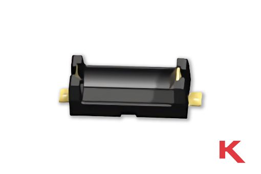 Picture of Battery Holder CR123A Black
