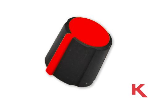 Picture of Knob Single Bar Red