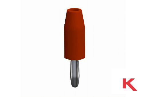 Picture of 4.5mm Banana Plug Solderless Red