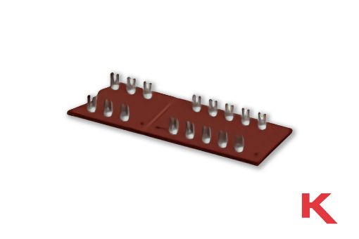 Picture of Turret terminal boards Miniature Dual Turret