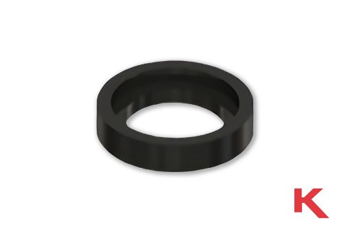 Picture of Polarising Washer Insulated Black