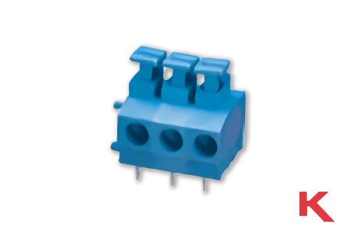 Picture of Terminal Block Push Button Blue