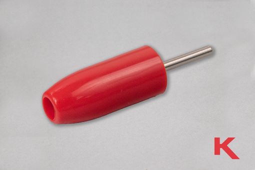 Picture of Test Tip Plug Solderless Red