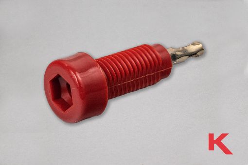 Picture of Test Tip Jack Insulated Red