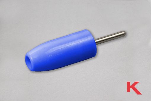 Picture of Test Tip Plug Solderless Blue