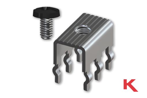 Picture of Screw Terminal Thru-Hole Mount, Heavy Duty Black