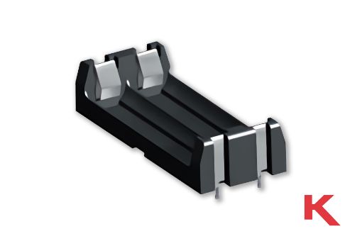 Picture of Battery Holder AAA Grey