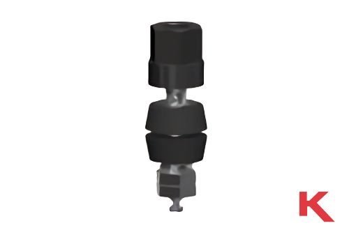 Picture of Binding Post Terminal Standard Hex Head Black