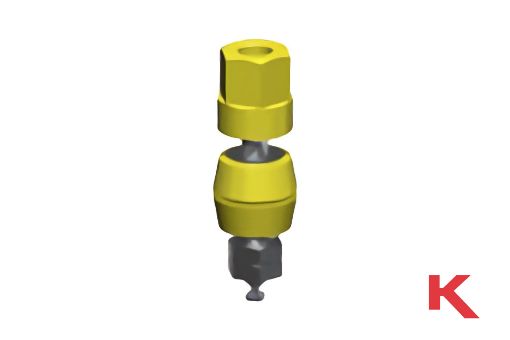 Picture of Binding Post Terminal Standard Hex Head Yellow