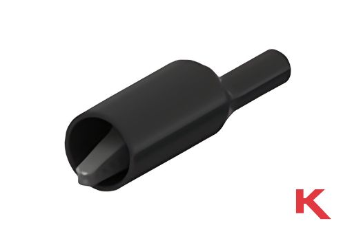 Picture of Alligator Clip Large Black