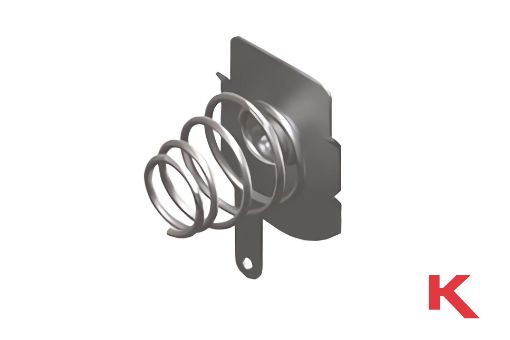 Picture of Battery Contact Negative Spring With Tab