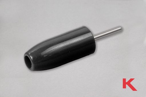 Picture of Test Tip Plug Solderless Black