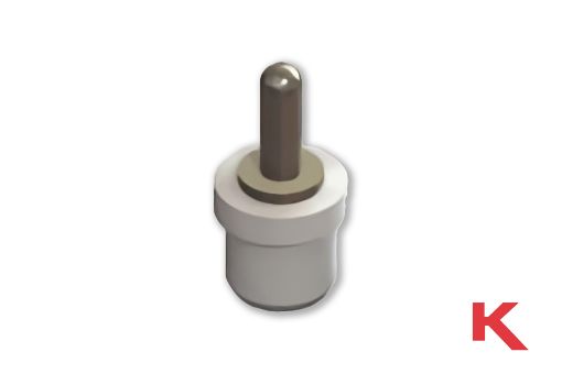 Picture of Terminal Pin PTFE Insulated White