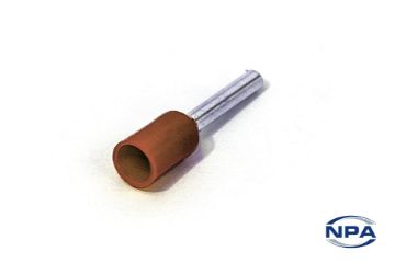 Show details for Ferrule Single Wire Brown Picture of Ferrule Single Wire Brown