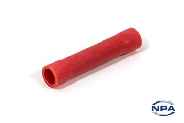 Show details for Crimp Connector Butt Red Picture of Crimp Connector Butt Red