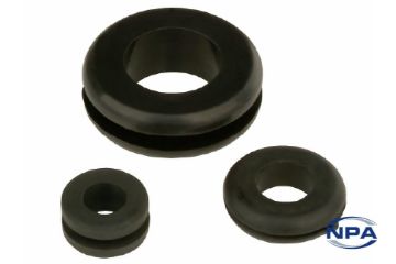 Show details for Rubber Grommet Standard Panel Black Picture of Rubber Grommet Standard Panel Black