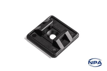 Show details for Cable Tie Mount Two Way Black Picture of Cable Tie Mount Two Way Black