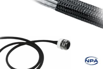 Show details for Sleeving (Sold by Metre) Braided - Flame Resistant Black Picture of Sleeving (Sold by Metre) Braided - Flame Resistant Black